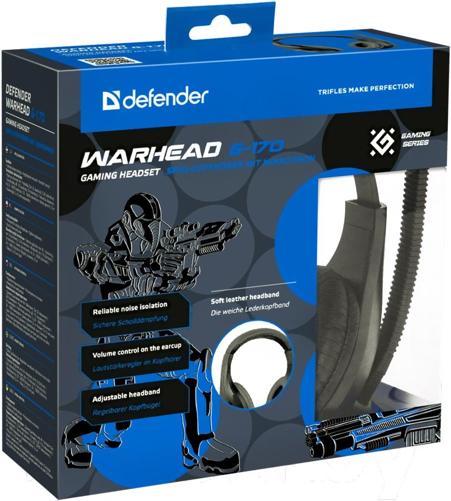 

Наушники Defender Warhead G-170 Black, Warhead G-170
