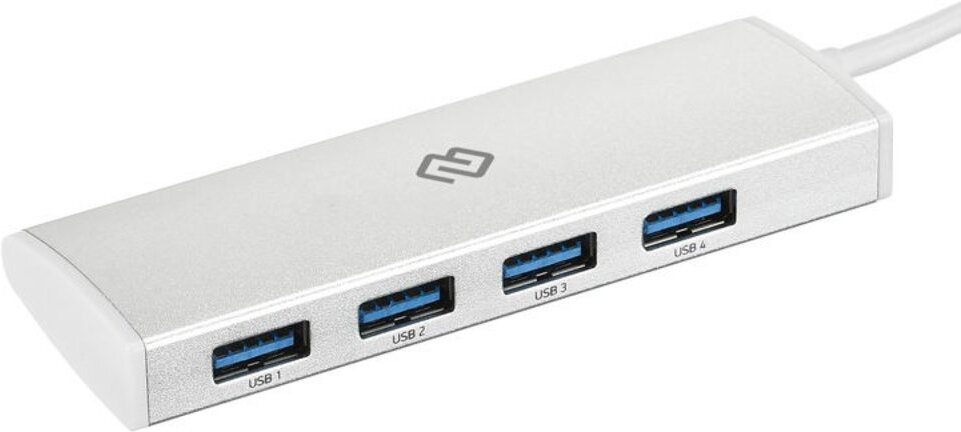 

Кабель, адаптер, разветвитель Digma HUB-4U3.0-UC-S серебристый, Digma HUB-4U3.0-UC-S серебристый