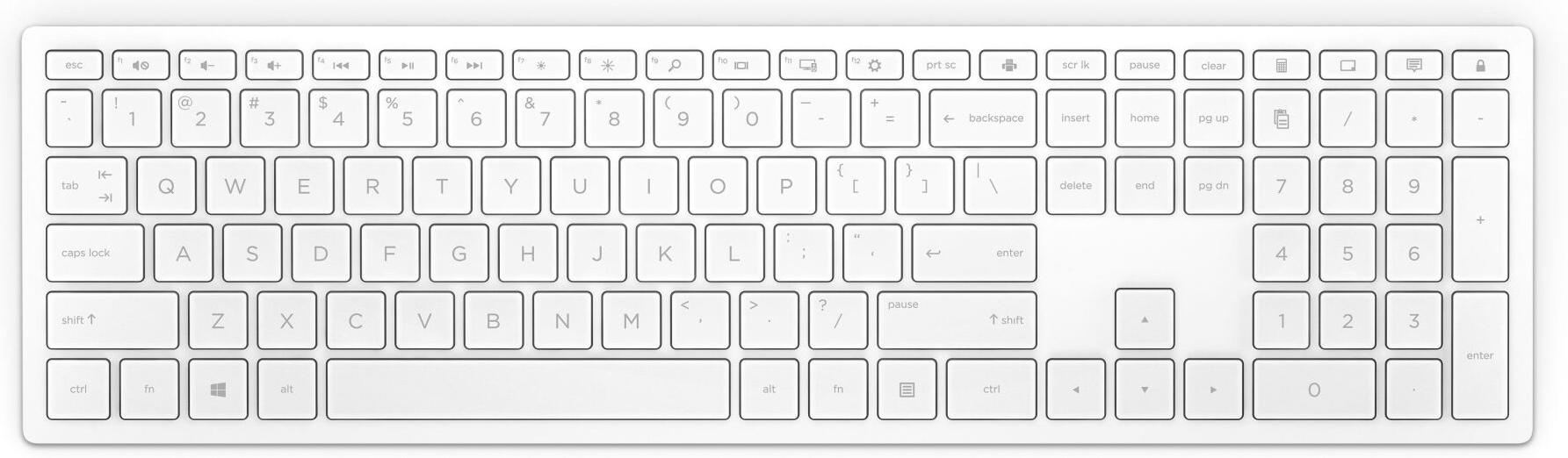 

Клавиатура HP Pavilion 600 White [4CF02AA], Pavilion 600