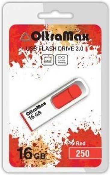 

Usb flash Oltramax OM-16GB-250 красный, OM-16GB-250