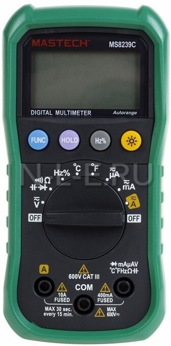 

Мультиметр (тестер) Mastech MS8239C, (Mastech MS8239C (13-2020))