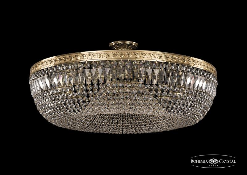 

Люстра на штанге Bohemia Ivele Crystal 19041/90IV G