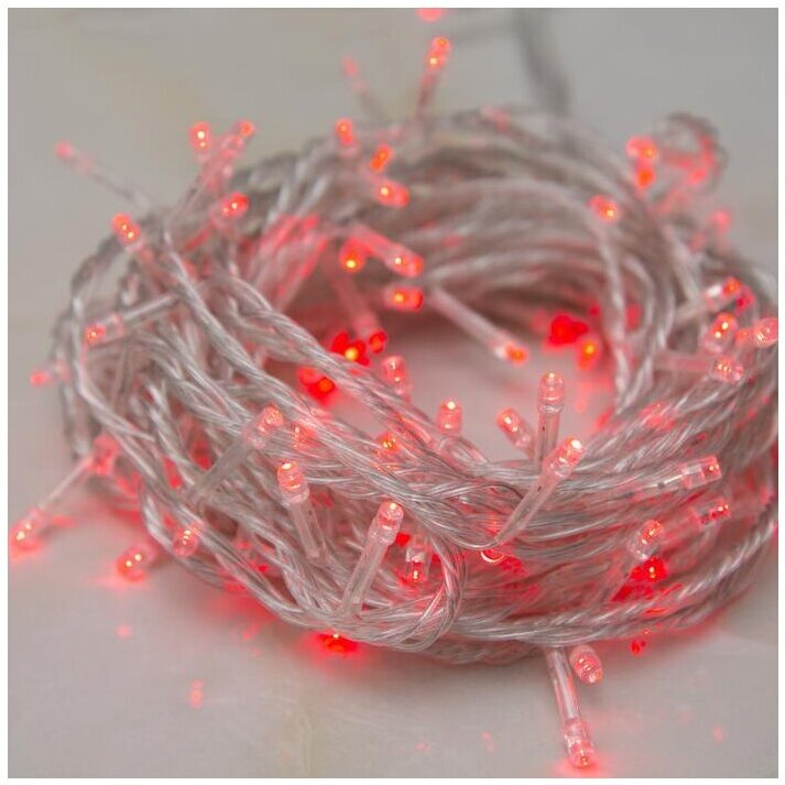 

Новогодняя гирлянда Luazon Нить 100 LED 10м красный [3556786], Новогодняя гирлянда Luazon Нить 100 LED 10м 3556786 красный