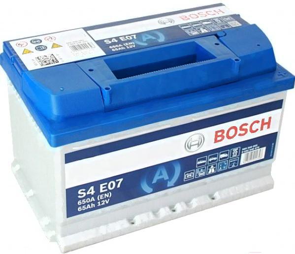 

Аккумулятор Bosch S5 E07 565500065 65 А/ч [0092S5E070], S5 E07 565500065 65 А/ч
