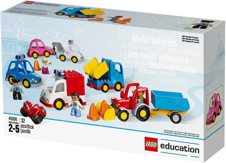 

Конструктор LEGO 45006 Multi Vehicles, Конструктор LEGO Education Муниципальный транспорт Duplo 45006