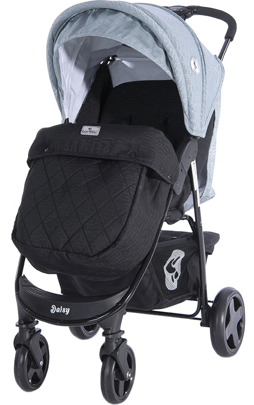 

Детская коляска Lorelli Daisy Basic Black Silver Blue 2021 [10021632124], Детская коляска Lorelli Daisy Basic Black Silver Blue 2021 10021632124