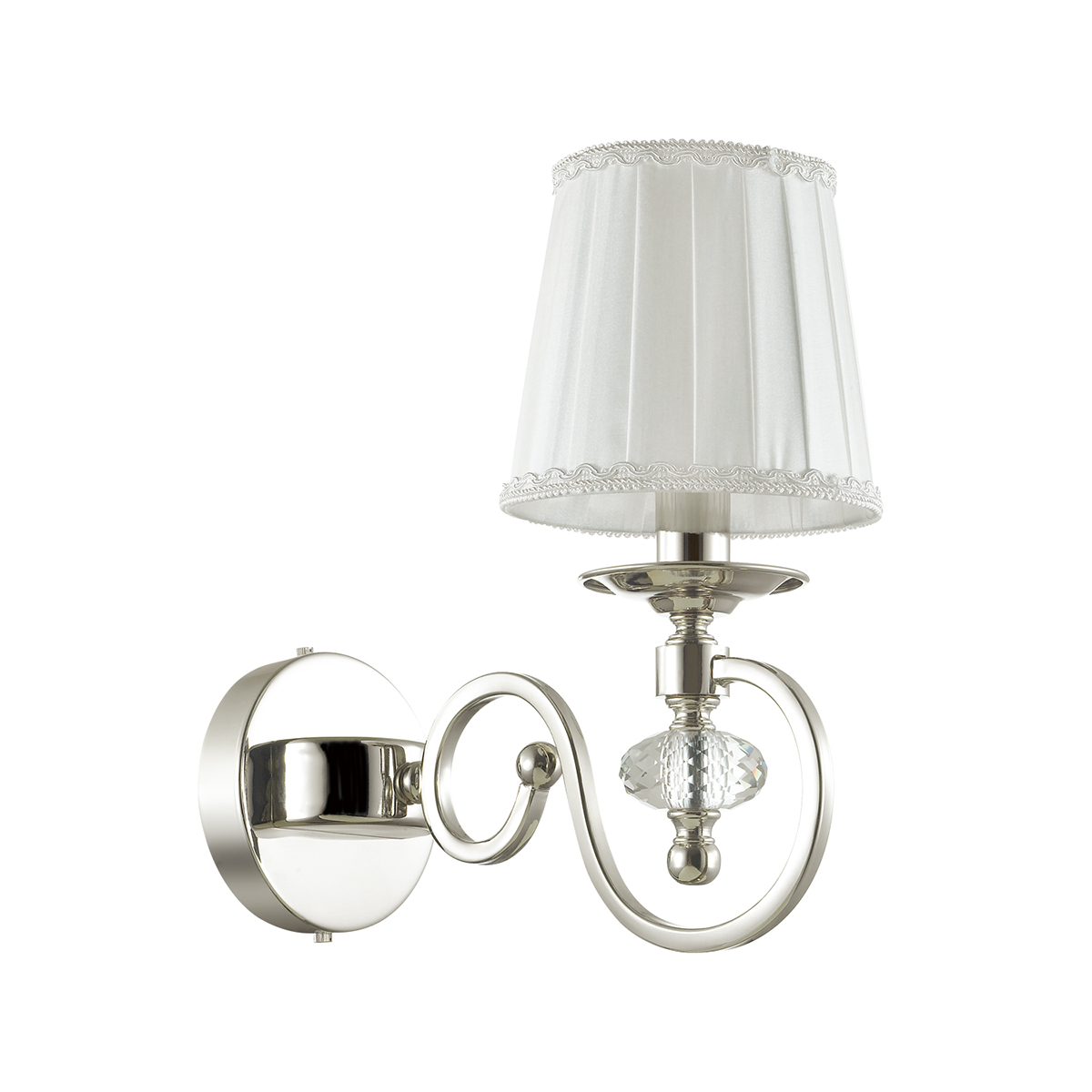 

Бра Odeon Light 4185/1W хром/хрусталь/белый Бра Е14 1*40W ORSA, 4185/1W хром/хрусталь/белый Бра Е14 1*40W ORSA