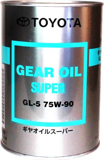 

Трансмиссионное масло Toyota Gear Oil Super 75W90 1л, Gear Oil Super 75W90 1л
