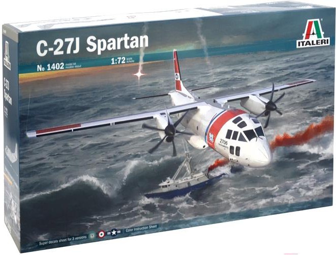 

Сборная модель Italeri Военно-транспортный самолет C-27J Spartan [1402], Сборная модель Italeri Военно-транспортный самолет C-27J Spartan 1402