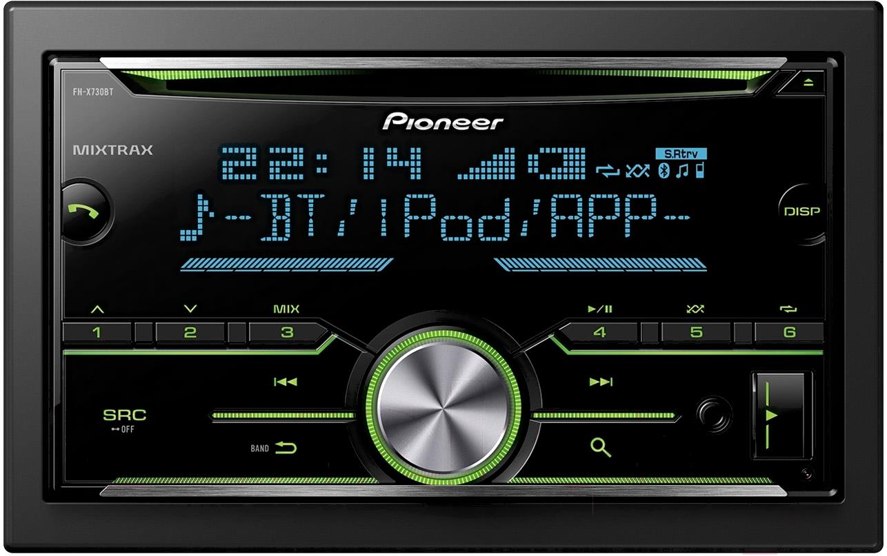 

CD/MP3-магнитола Pioneer FH-X730BT, FH-X730BT