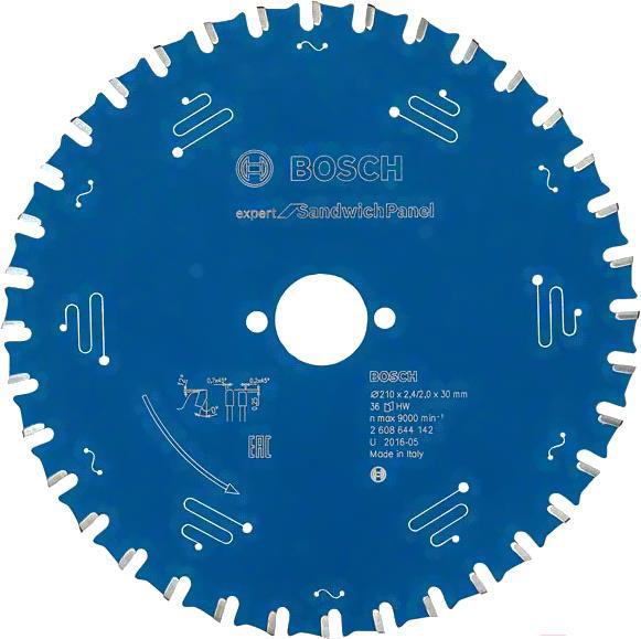 

Диск пильный Bosch 2.608.644.142, Freud 210x30x2.4/2x36 Expert for Sandwich Panel