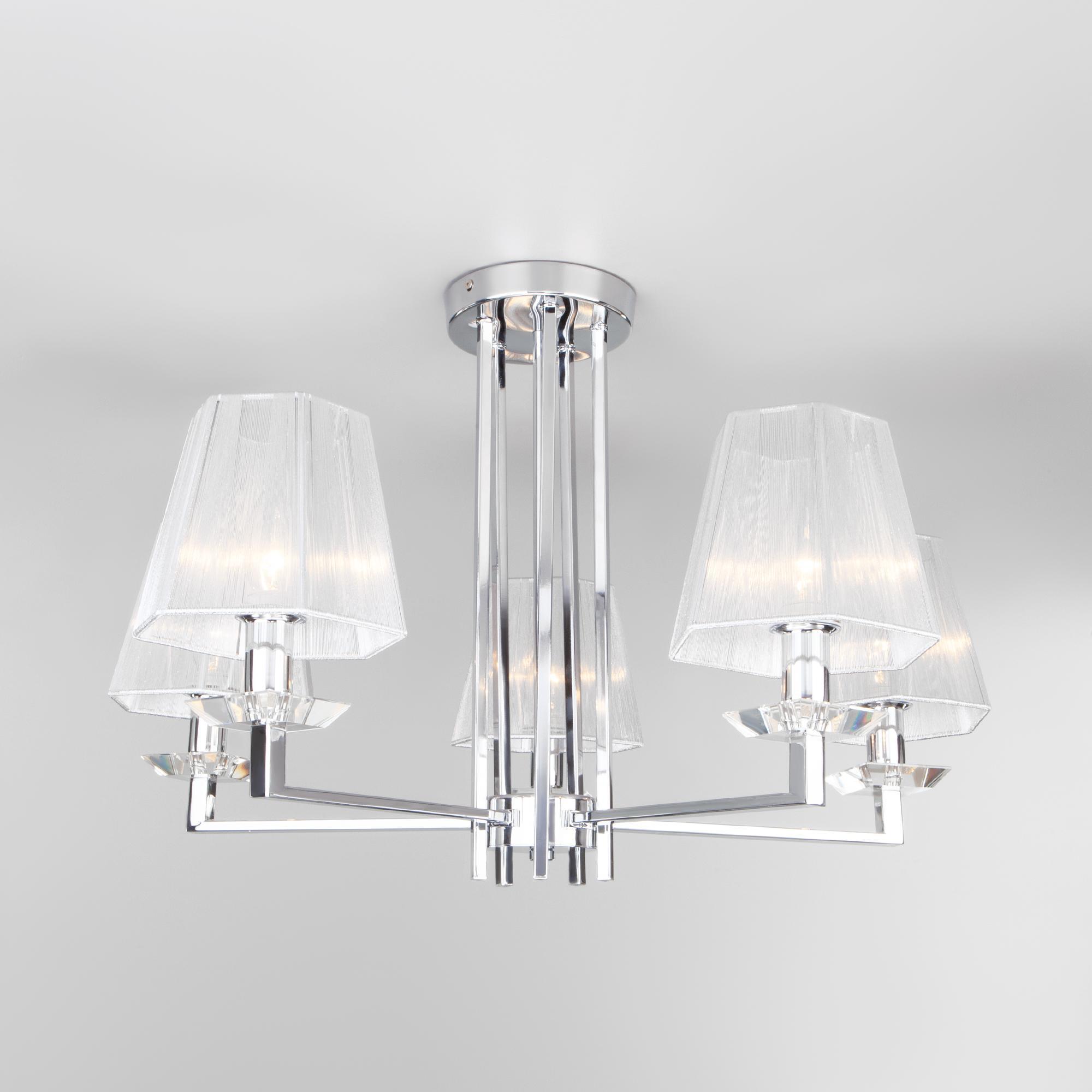 

Люстра на штанге Eurosvet 60114/5 хром