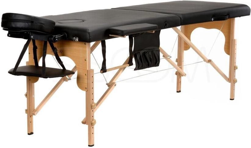 

Стол массажный Atlas Sport складной 2-с 60 см деревянный + сумка черный