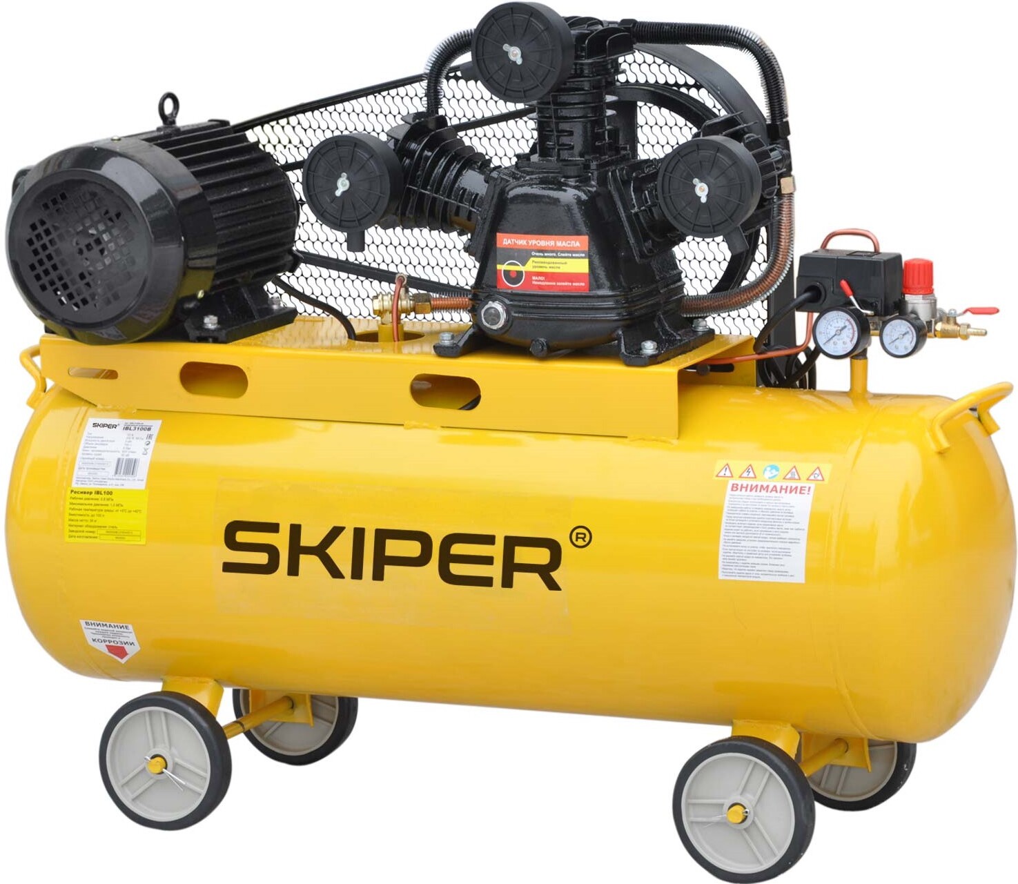 

Воздушный компрессор Skiper IBL3100B 380V/100L