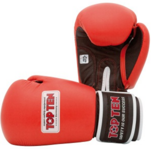 

Боксерские перчатки Top Ten AIBA 10 Oz красный [2010-4010, 2010-6010], AIBA 10 унций