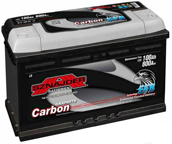 

Аккумулятор Sznajder Carbon EFB 100 R / 600 05 100 А/ч, Carbon EFB 100 R / 600 05 100 А/ч