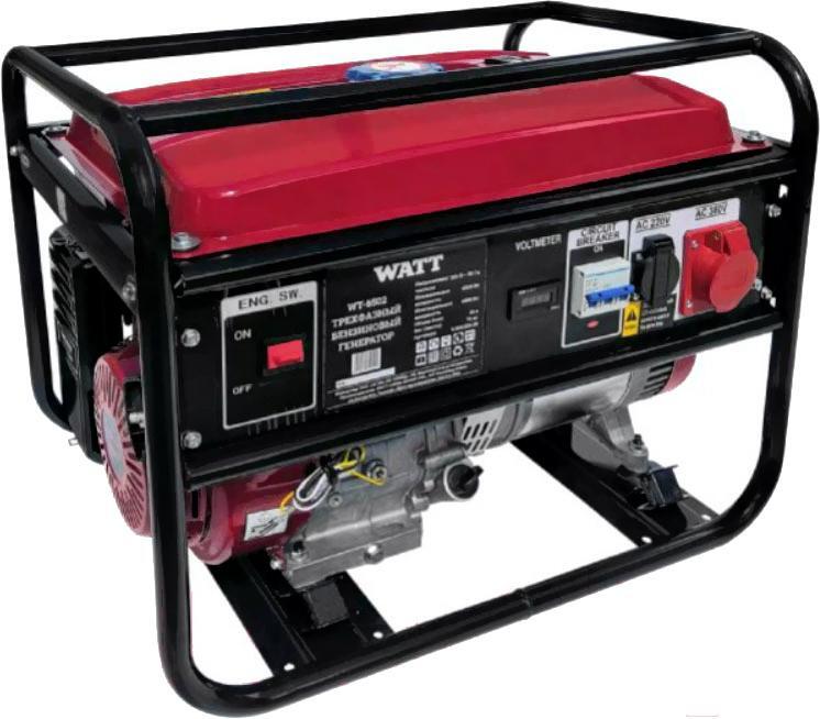 

Бензиновый генератор WATT WT-6502 (9.065.025.20)