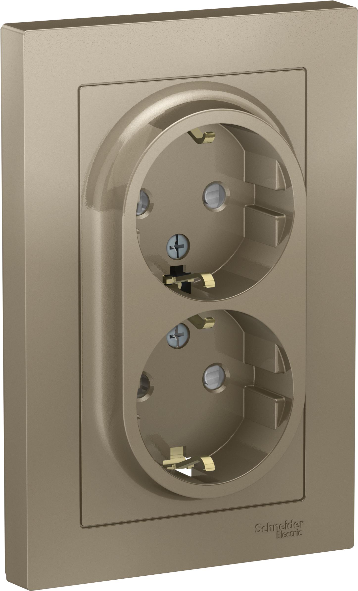 

Розетка Schneider Electric AtlasDesign шампань [ATN000526], AtlasDesign
