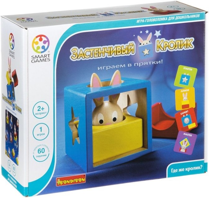 

Настольная игра Bondibon Застенчивый кролик [ВВ0947], Настольная игра Bondibon Застенчивый кролик ВВ0947