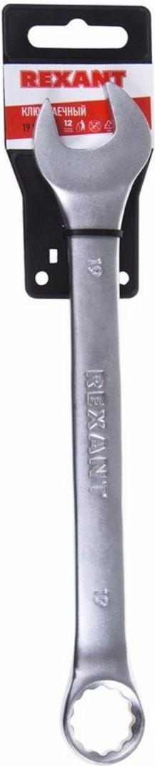 

Ключ комбинированный Rexant 19 мм [12-5813-2], 19 мм