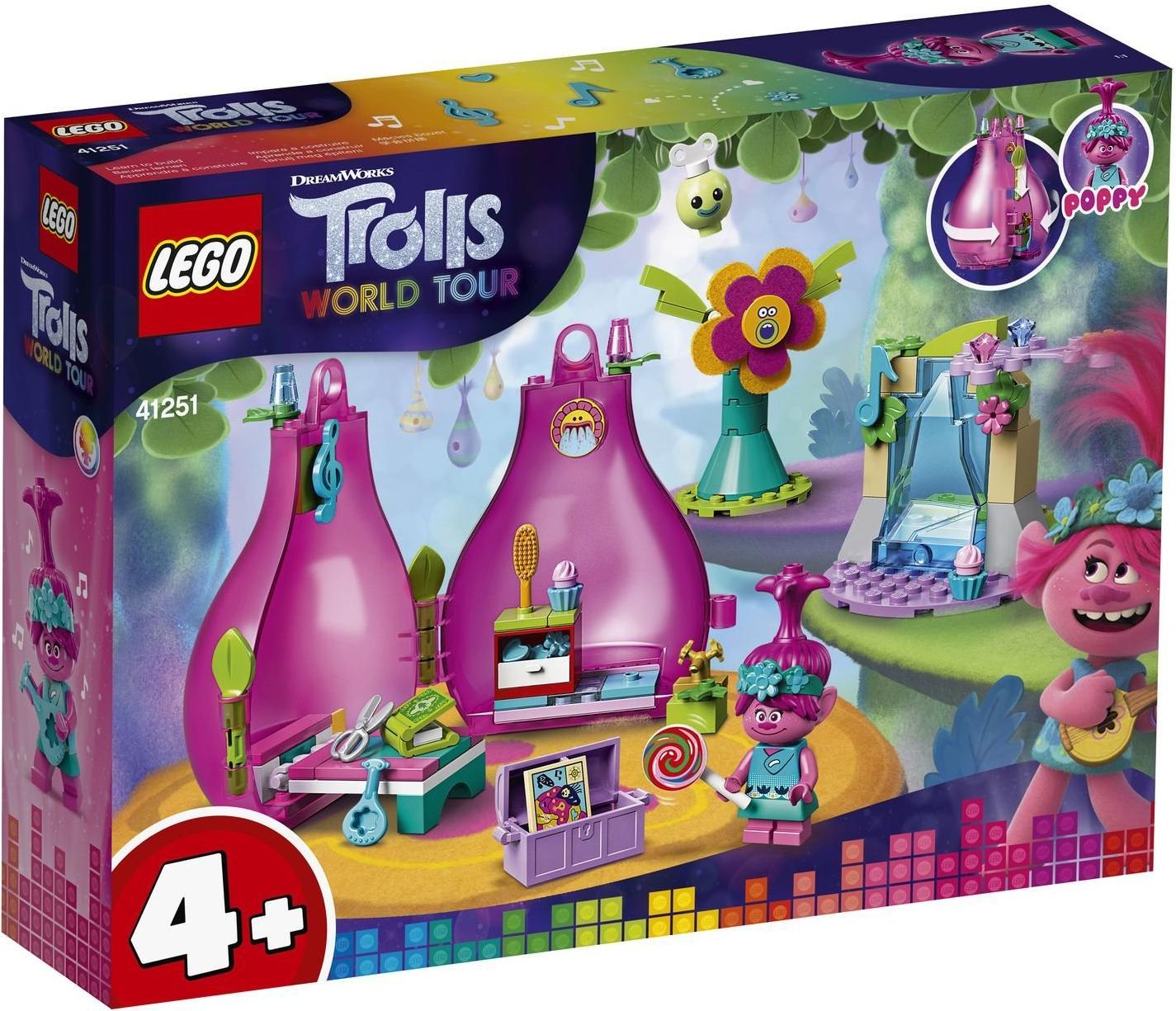 

Конструктор LEGO TROLLS Домик-бутон Розочки [41251], TROLLS Домик-бутон Розочки