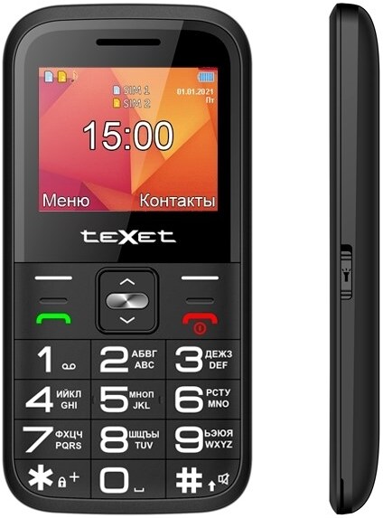

Мобильный телефон TeXet TM-B418 черный (127064), Мобильный телефон Texet TM-B418 127064 черный