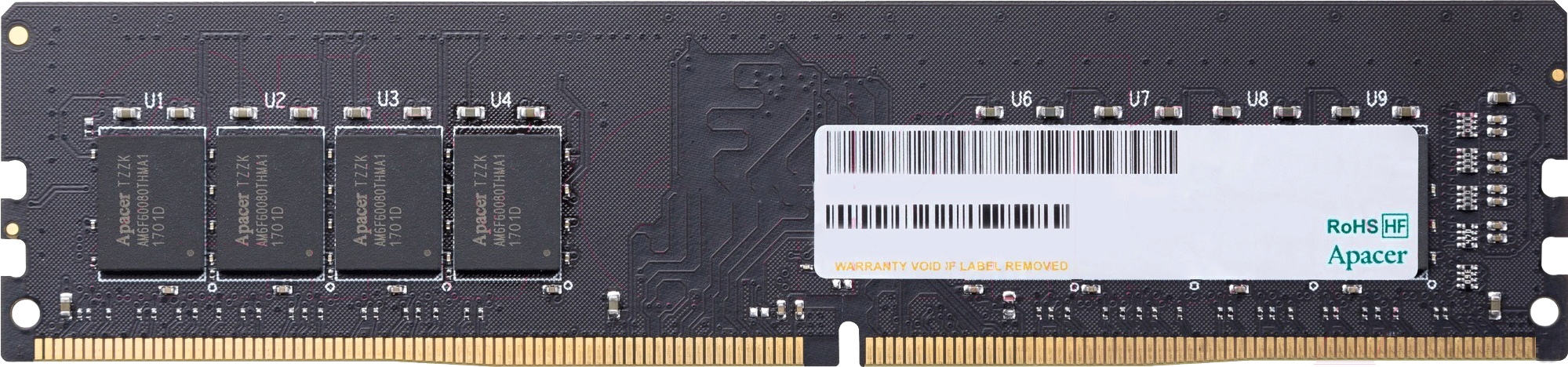 

Оперативная память Apacer 8GB DDR4 PC4-25600 (EL.08G21.GSH)
