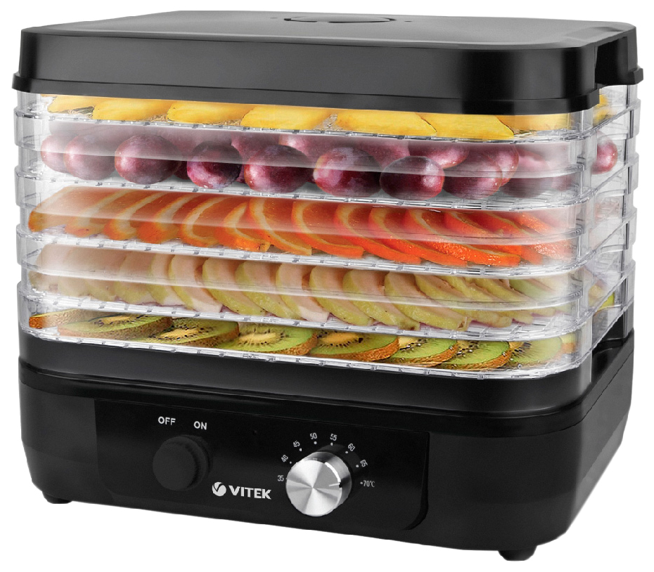 

Сушилка для овощей и фруктов Vitek VT-5051 BK, VT-5051 BK