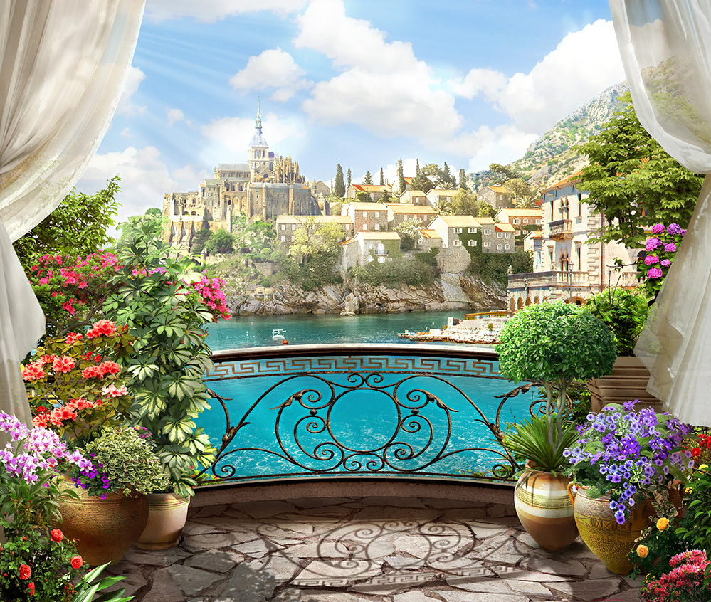 

Фотообои Citydecor Вид из балкона 300x254