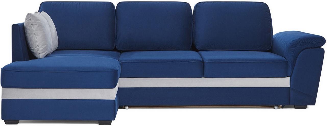 

Угловой диван Милан левый Velvet Blue, Милан левый Velvet