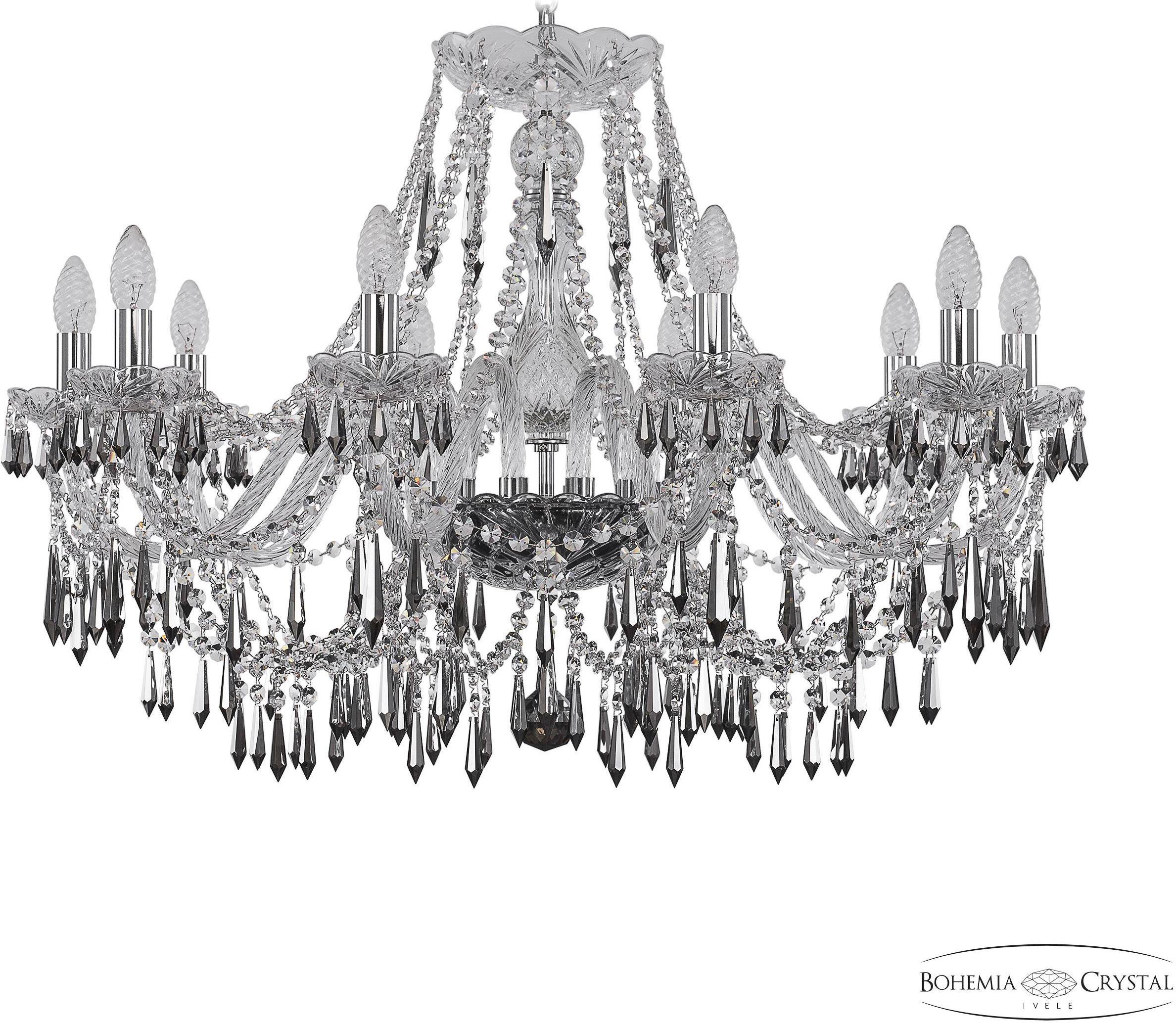 

Подвесная люстра Bohemia Ivele Crystal 1403/10/300 Ni K781