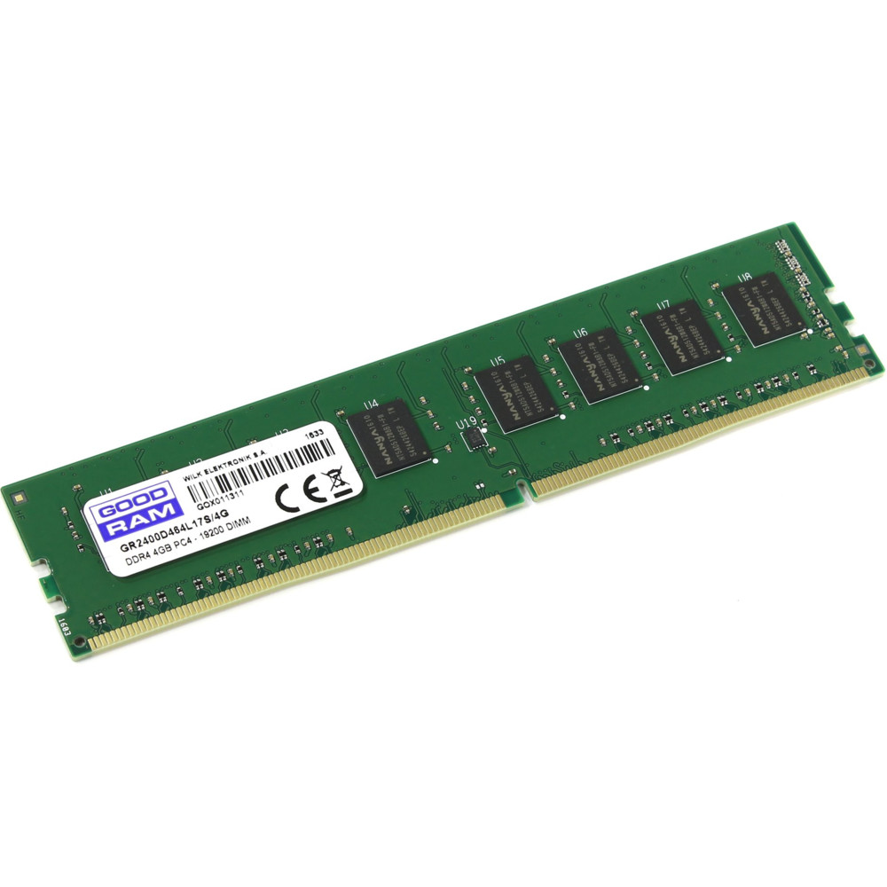 

Оперативная память GOODRAM 4GB DDR4 PC4-19200 (GR2400D464L17S/4G), 4GB DDR4 PC4-19200