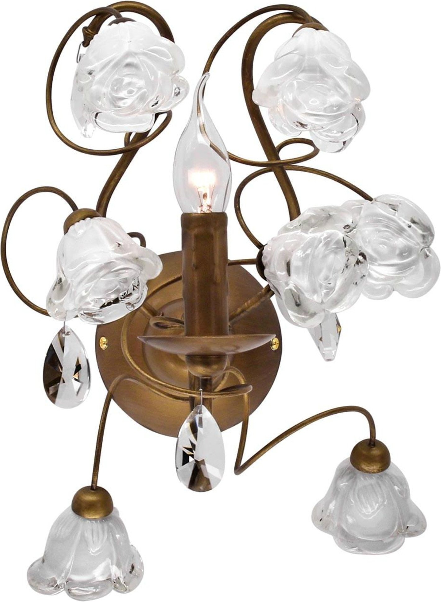

Бра Eletto EL324W01.1 Rosetta Brune+Bianco Бра