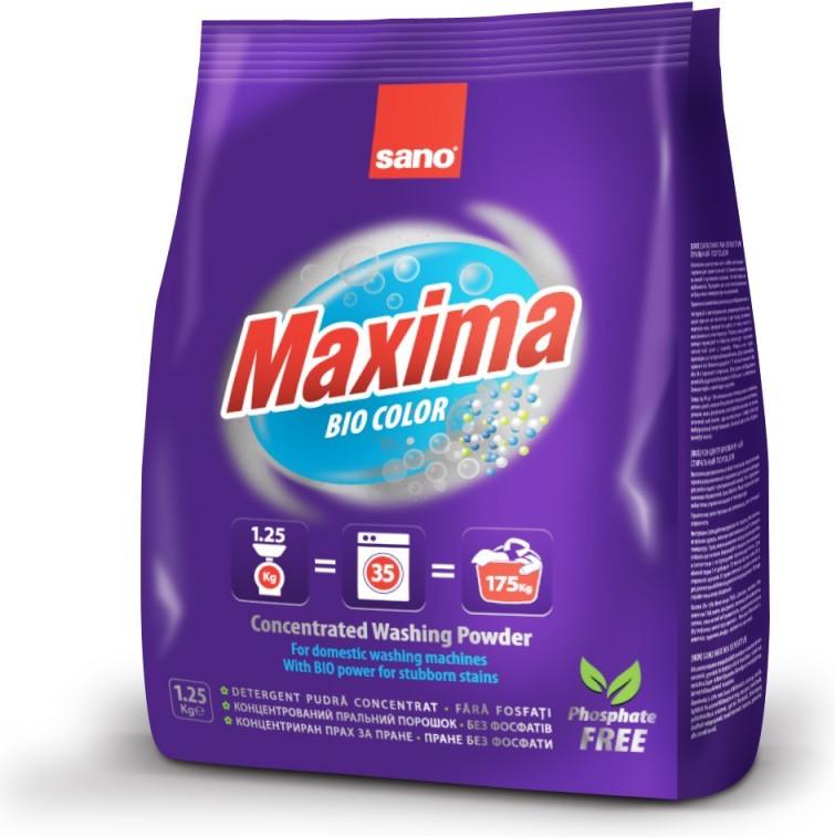 

Стиральный порошок Sano Maxima Bio Color 1.25 кг, Maxima Bio Color 1.25 кг