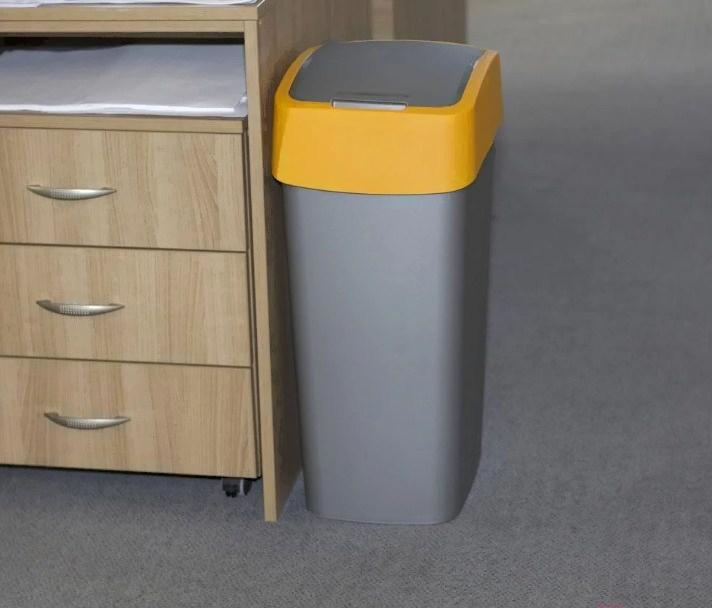 

Мусорный бак, контейнер Curver Flip Bin 50L оранжевый [195023], Мусорное ведро Curver Flip Bin 195023 (50 л, оранжевый)