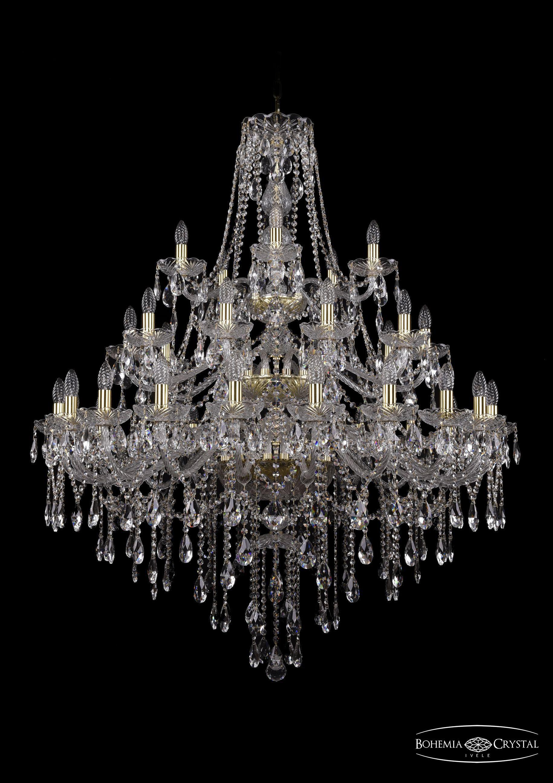 

Подвесная люстра Bohemia Ivele Crystal 1415/20+10+5/400/3d/Ni