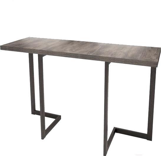

Стол консольный Millwood Арлен 2 38-76x120x76 сосна пасадена/металл черный