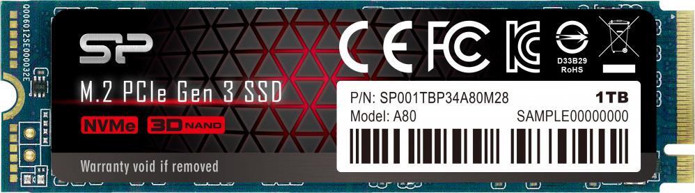 

SSD диск Silicon-Power 1.0TB A80 [SP001TBP34A80M28], SSD диск Silicon-Power 1.0TB A80 SP001TBP34A80M28