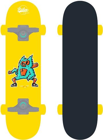 

Скейтборд Ridex Birdie 28″X8″, Birdie 28″X8″