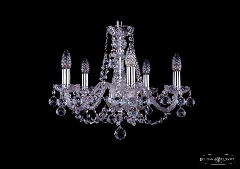

Подвесная люстра Bohemia Ivele Crystal 1406/5/160/Ni/Balls