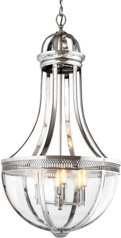 

Подвесная люстра DeLight Collection Подвесной светильник Capitol Nickel 6 [KM0287P-6 nickel]