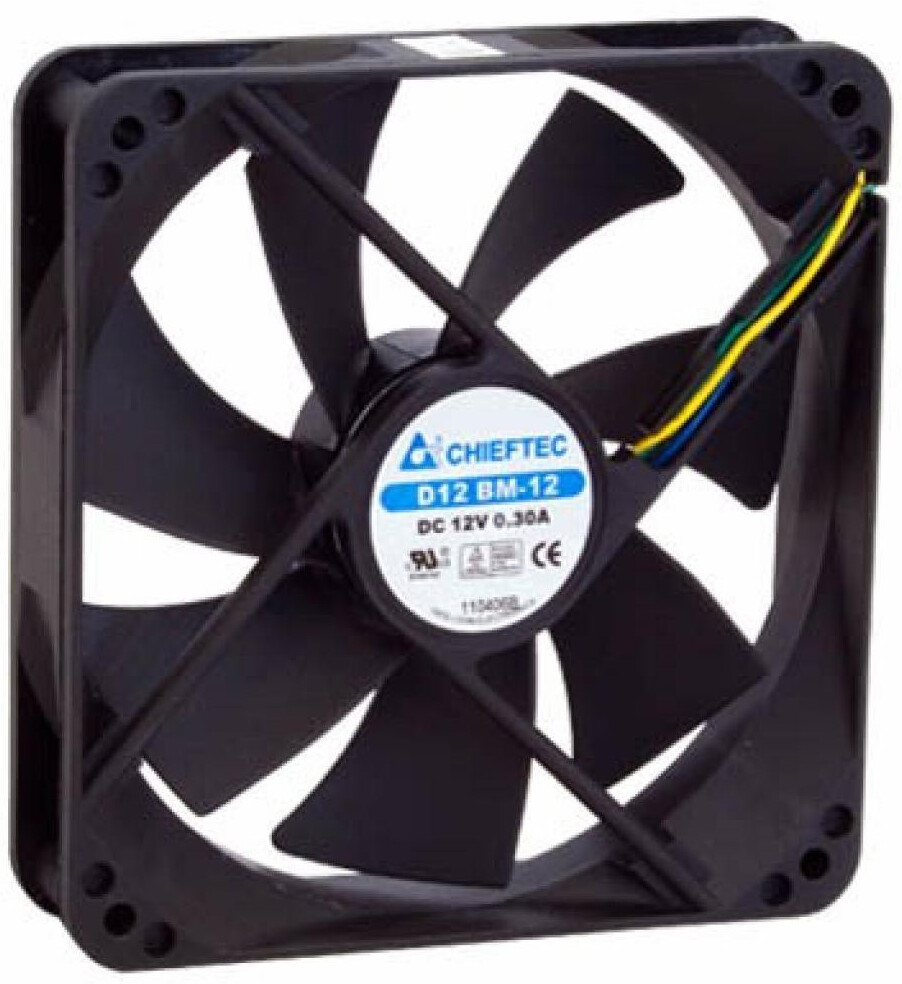 

Кулер для корпуса Chieftec AF-1225PWM, Система охлаждения Chieftec AF-1225PWM