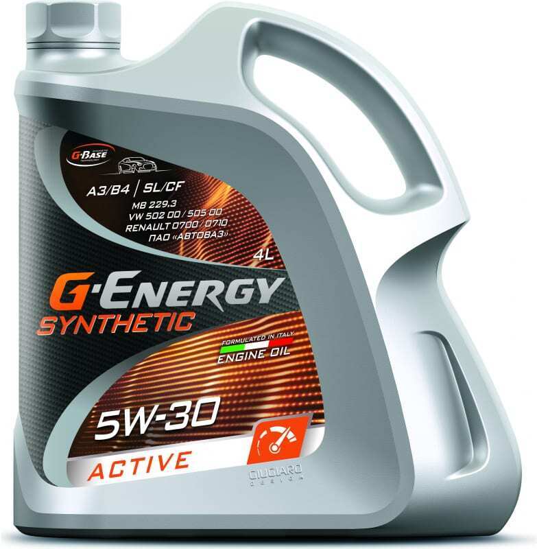

Моторное масло G-energy Synthetic Active 5W30 4л [253142405], Моторное масло G-energy Synthetic Active 5W30 4л 253142405