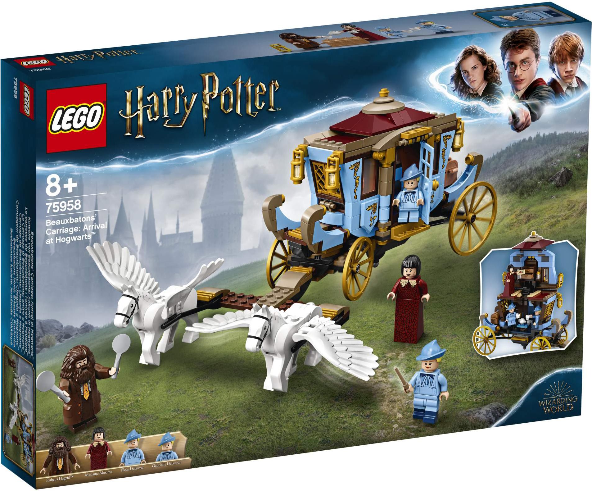 

Конструктор LEGO HARRY POTTER Карета школы Шармбатон: приезд в Хогвартс [75958], HARRY POTTER Карета школы Шармбатон: приезд в Хогвартс
