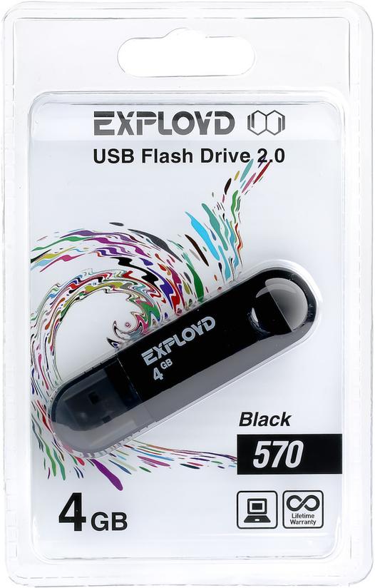

Usb flash Exployd 570 4Gb черный, 570 4Gb