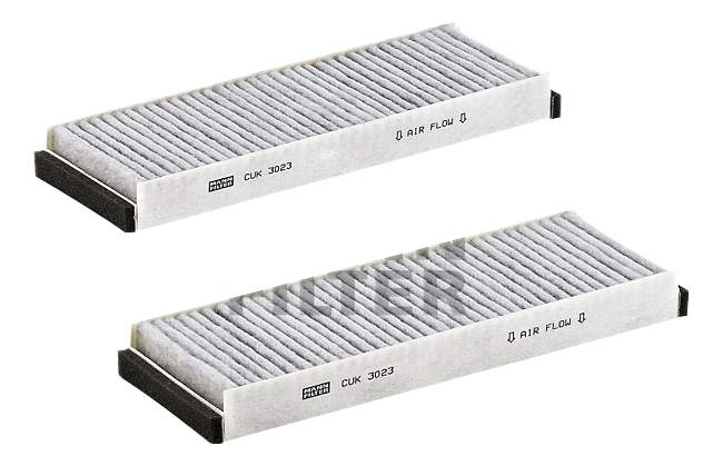 

Салонный фильтр Mann-Filter CUK3023-2 (угольный, 2шт), CUK3023-2 (угольный, 2шт)