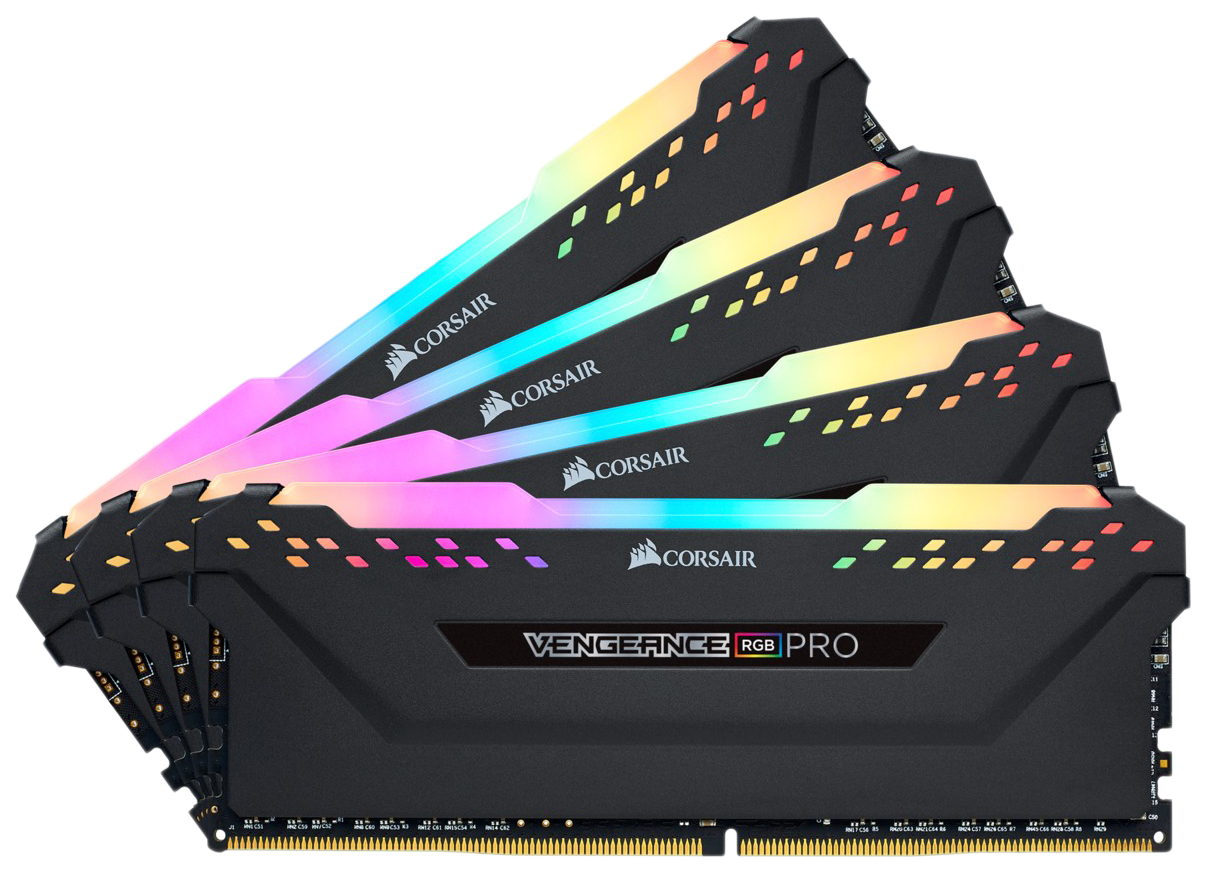 

Оперативная память Corsair DDR4 4x16Gb 3200MHz [CMW64GX4M4C3200C16], DDR4 4x16Gb 3200MHz