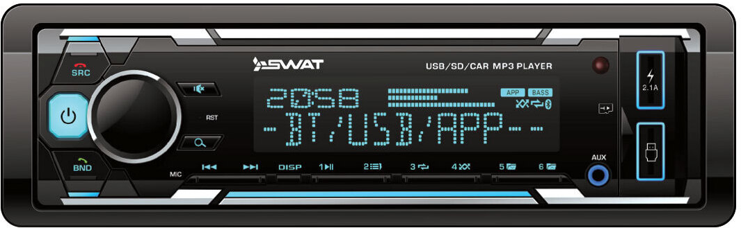 

USB-магнитола Swat WX-2101UB