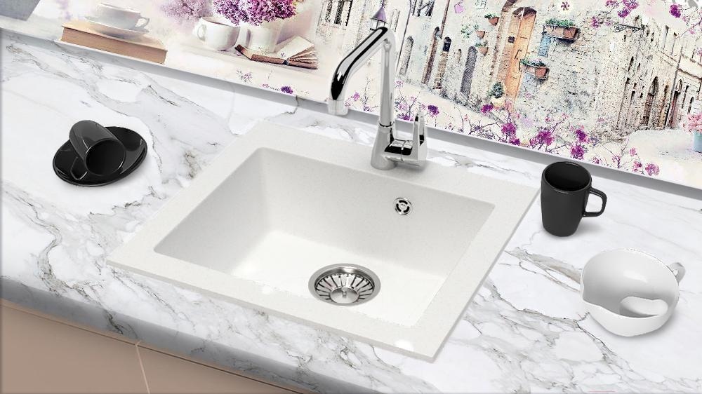 

Кухонная мойка Berge BR-4803 белый