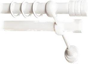

Карниз Lm Decor Цилиндр 088 2р гладкий 25/19мм 4м белый глянец, Цилиндр 088 2р гладкий 25/19мм 4.0м